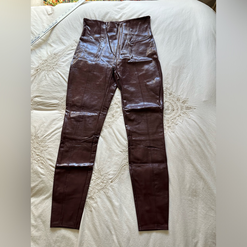 SPANX Vegan Leather High Waist Leggings